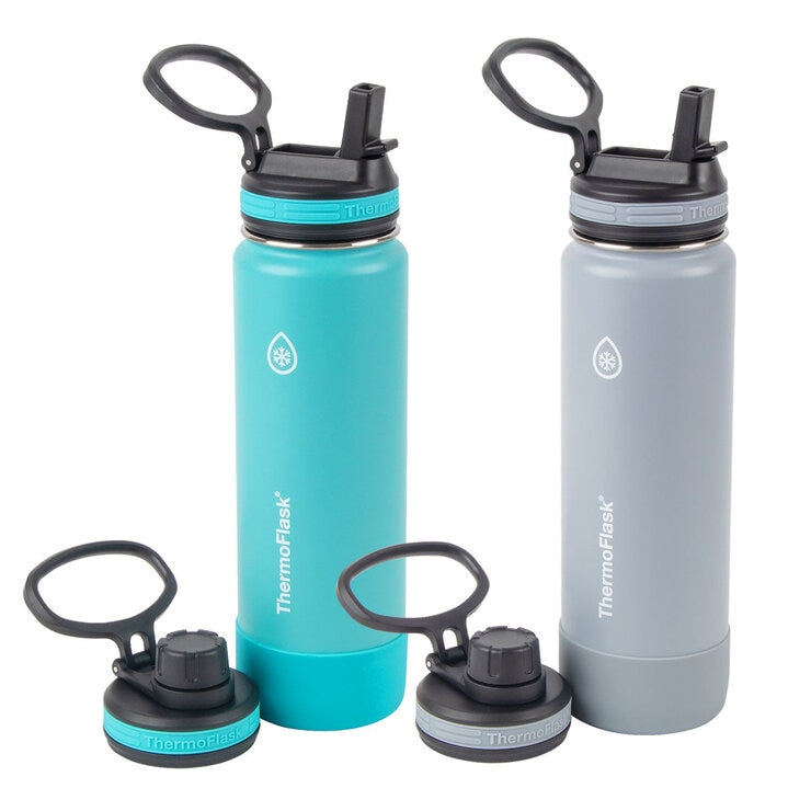 ThermoFlask insulated water bottles 710ml 2 pack (British brand)