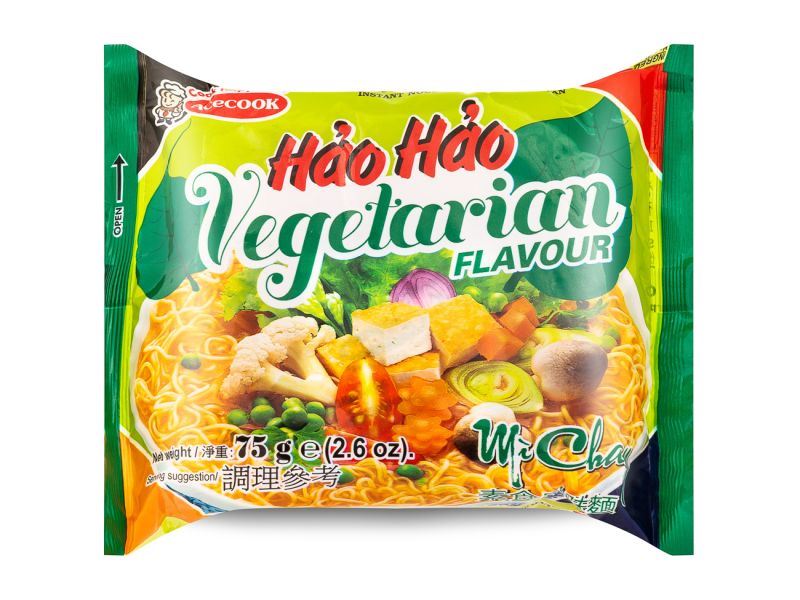 Acecook Hao Hao vegetarian instant noodles, UK version