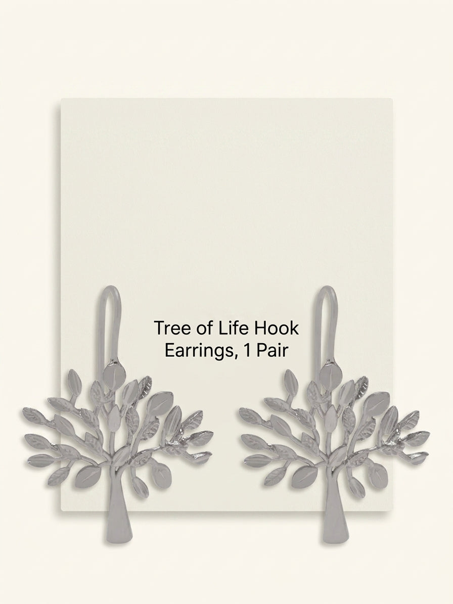 Mulberry Tree Drop Earrings sterling silver jewellery (British brand)