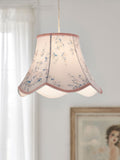 Shabby Chic pink Chloe cotton lampshade 40cm (British brand)