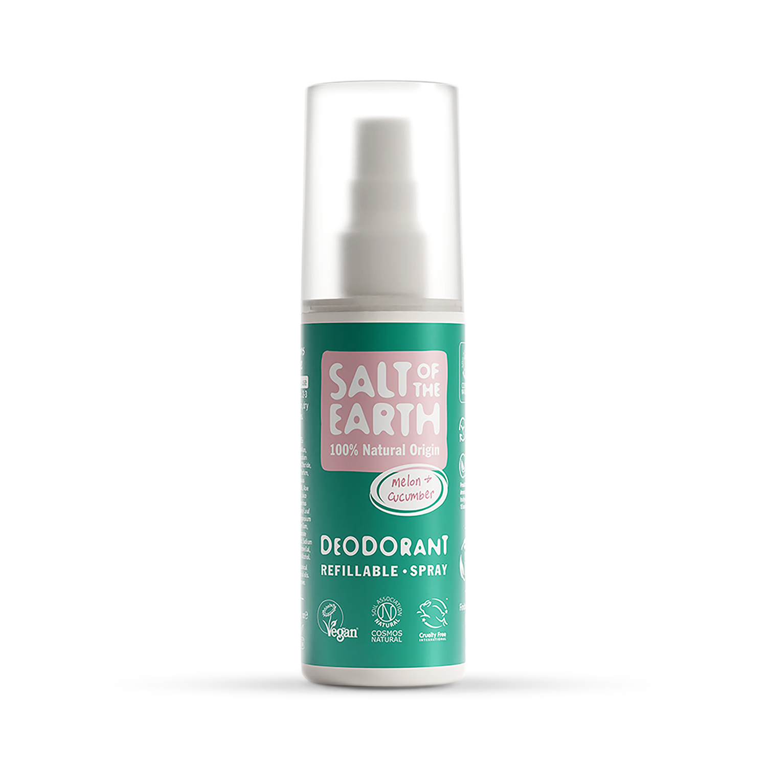 Salt of the Earth deodorant spray Melon & Cucumber 100ml, UK version