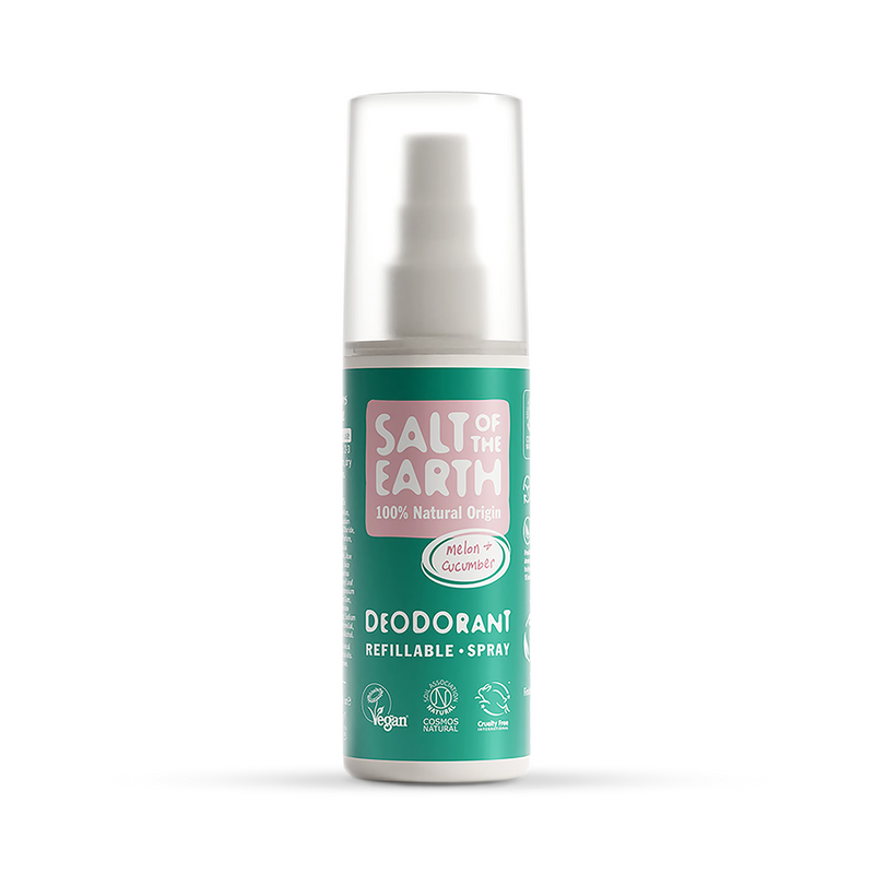 Salt of the Earth deodorant spray Melon & Cucumber 100ml, UK version