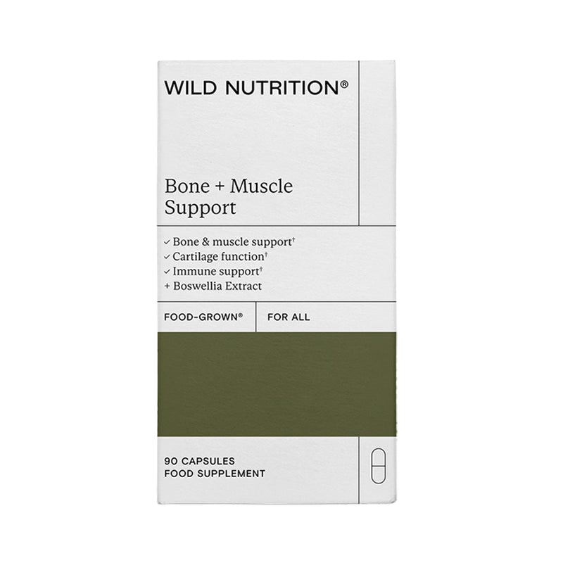 Wild Nutrition supplement Bone and Muscle Support 90 capsules - British product