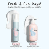 Lav Kids bodycare duo foaming body wash and lotion, UK version