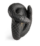 Lladró porcelain snake clock, UK version