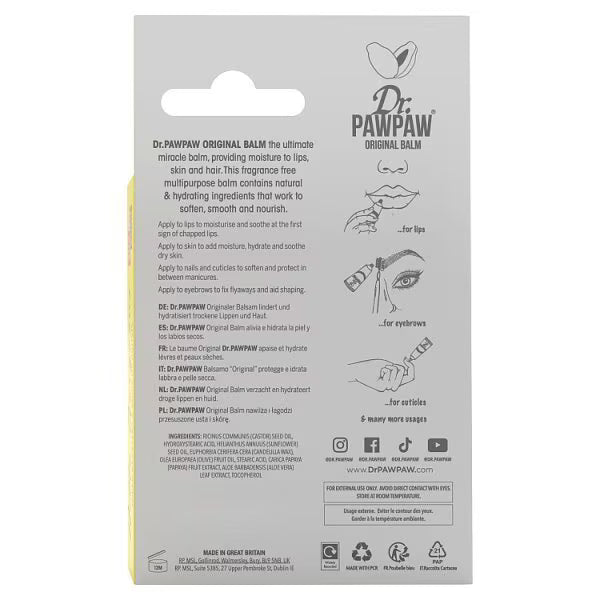 Dr.Pawpaw Original Balm 10ml - British product