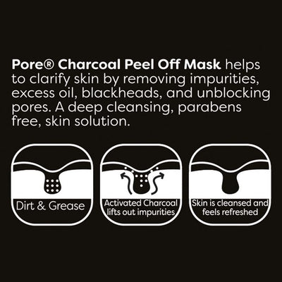 Superdrug Pore Charcoal Black Peel Off Mask 80ml – online kaufen bei McGrocer