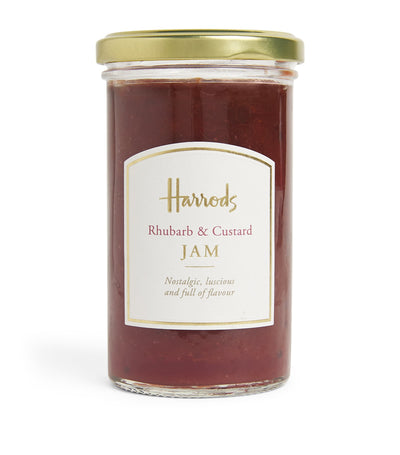 Harrods Harrods Rhubarb + Custard Jam 280g- Buy online at McGrocer