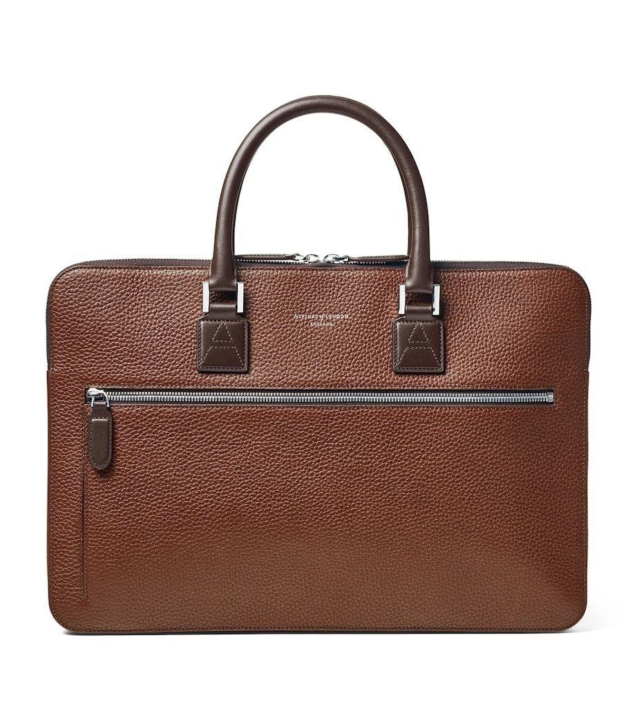 Aspinal of London leather Connaught briefcase, UK version