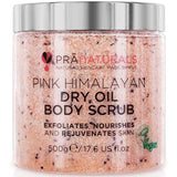 PraNaturals Pink Himalayan Dry Oil Body Scrub 500g GOODS Superdrug   