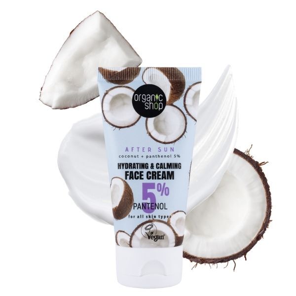 Organic Shop after sun face cream 50ml - British product