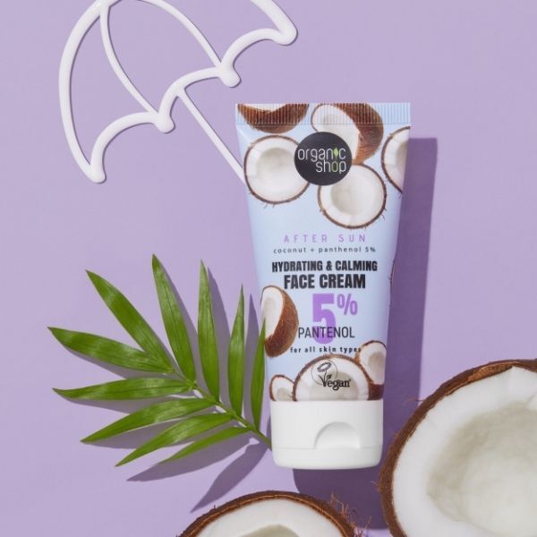 Organic Shop after sun face cream 50ml - British product