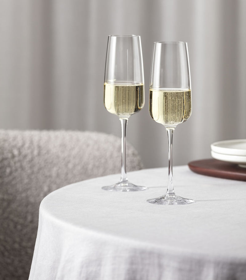 Villeroy & Boch Afina champagne glasses set of 4 120ml (British brand)