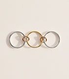 Spinelli Kilcollin Solarium ring sterling silver mixed gold (British brand)