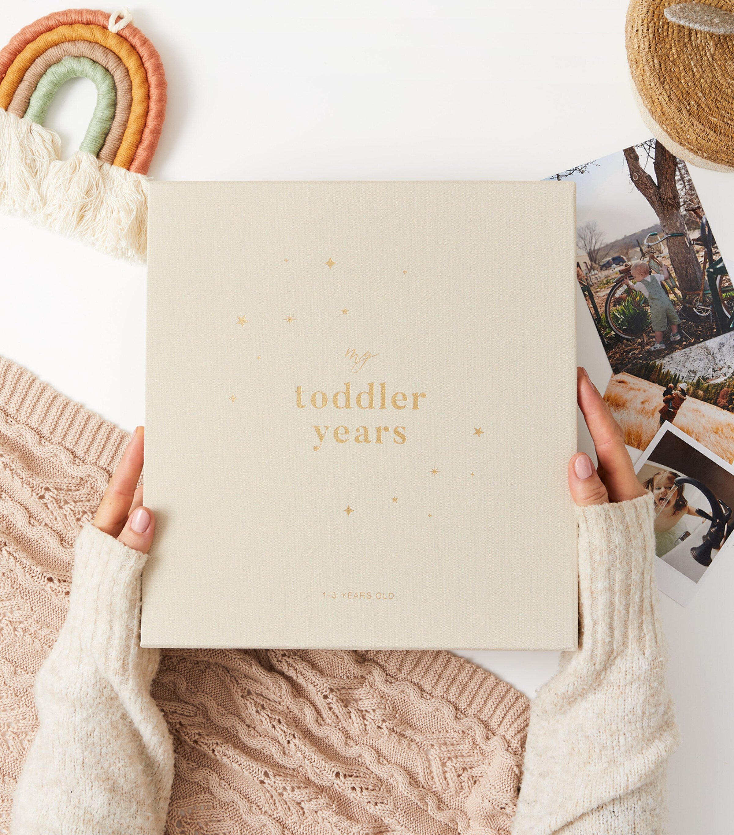 Blush and Gold My Toddler Years photo album - British product