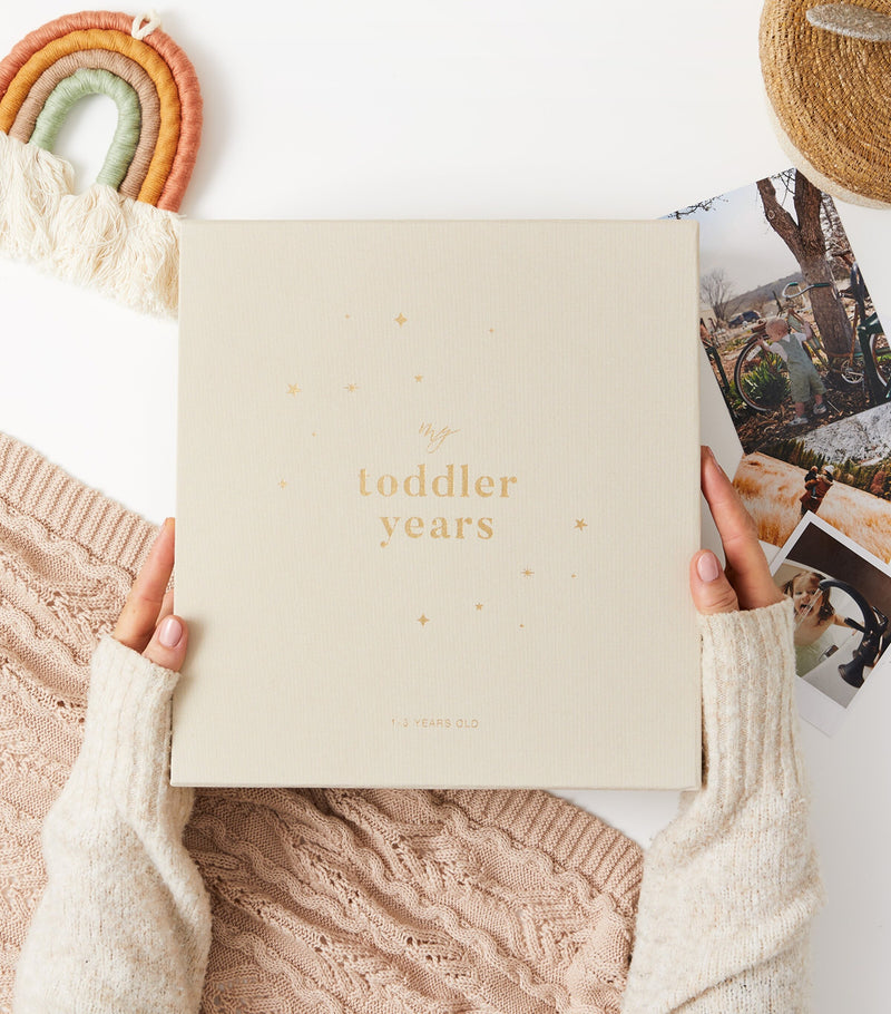 Blush and Gold My Toddler Years photo album - British product