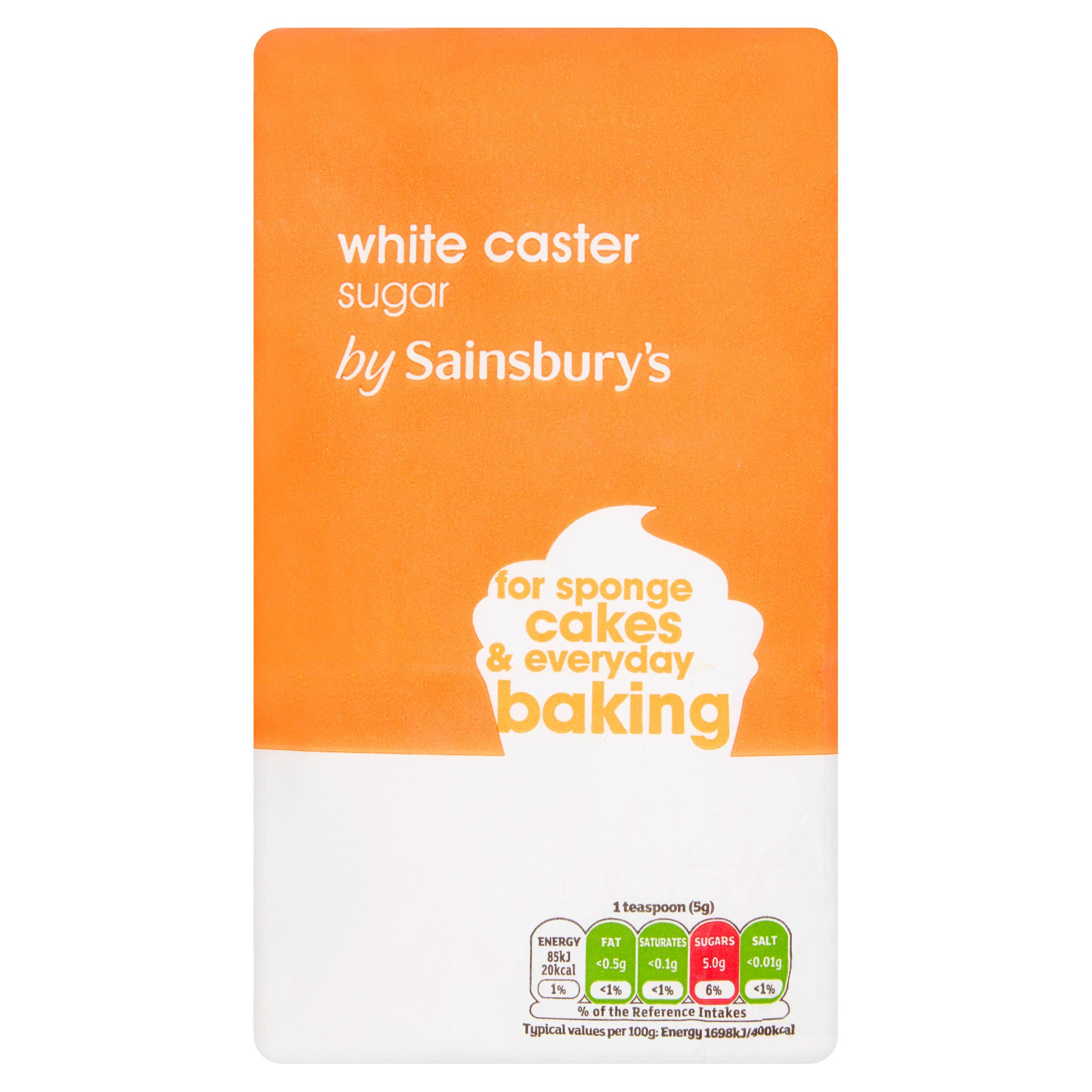 Sainsbury's White Caster Sugar 1kg Baking Essentials Sainsburys   