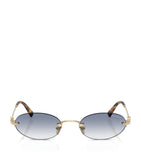 Miu Miu metal oval sunglasses - British product