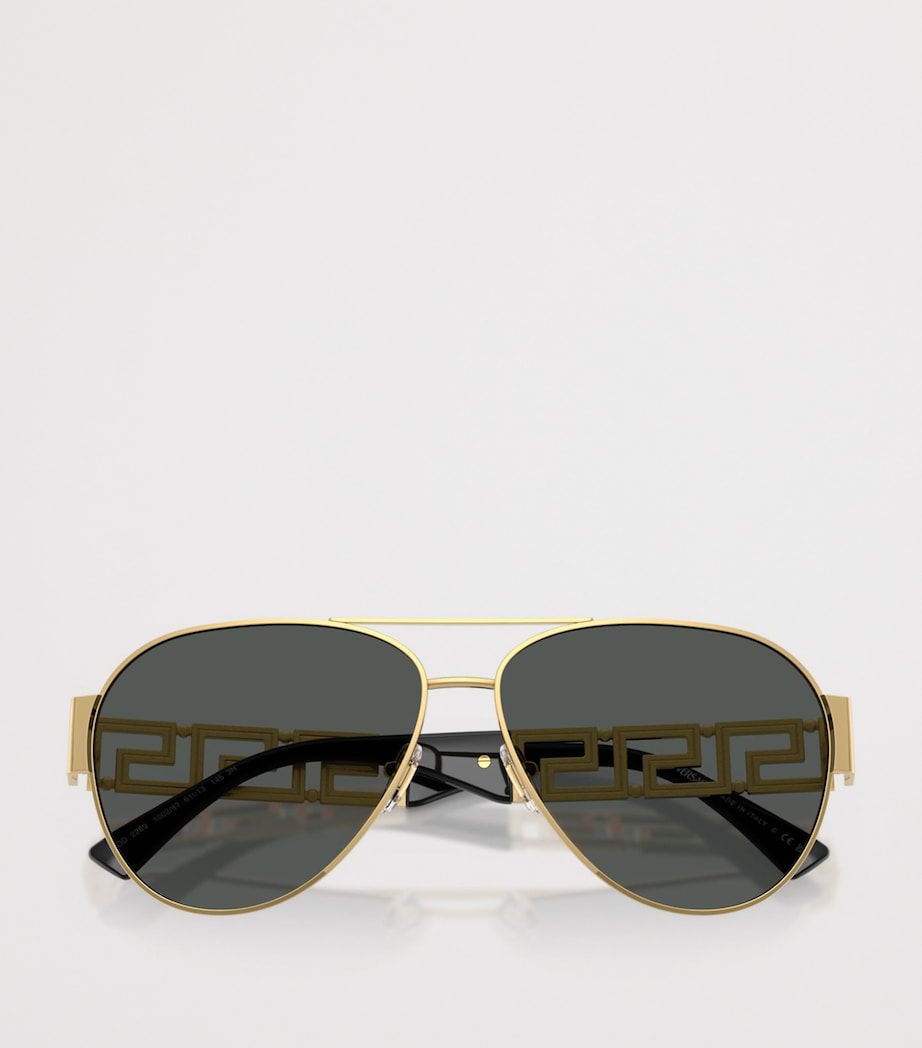 Versace metal pilot sunglasses VE2289 (British brand)
