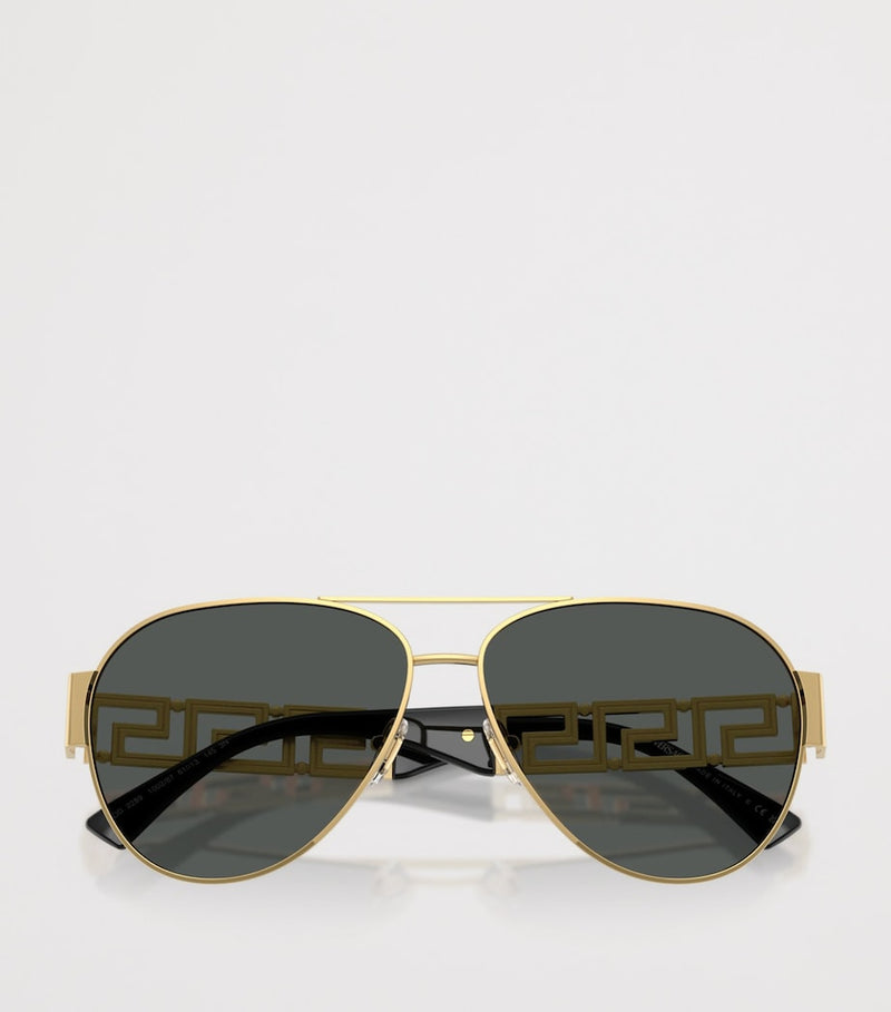 Versace metal pilot sunglasses VE2289 (British brand)
