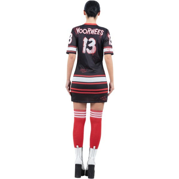 Smiffys Friday the 13th ladies costume printed hockey dress, UK version