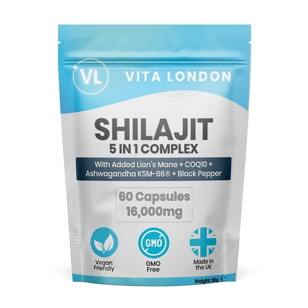 Vita London Shilajit 5 in 1 complex 60 capsules - British product