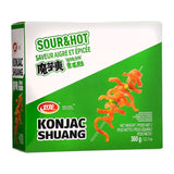 Weilong sour and hot konjac strips 20-pack - British product