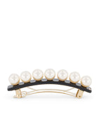 Alexandre de Paris oversize pearl-detail slide hair clip, imported from the UK
