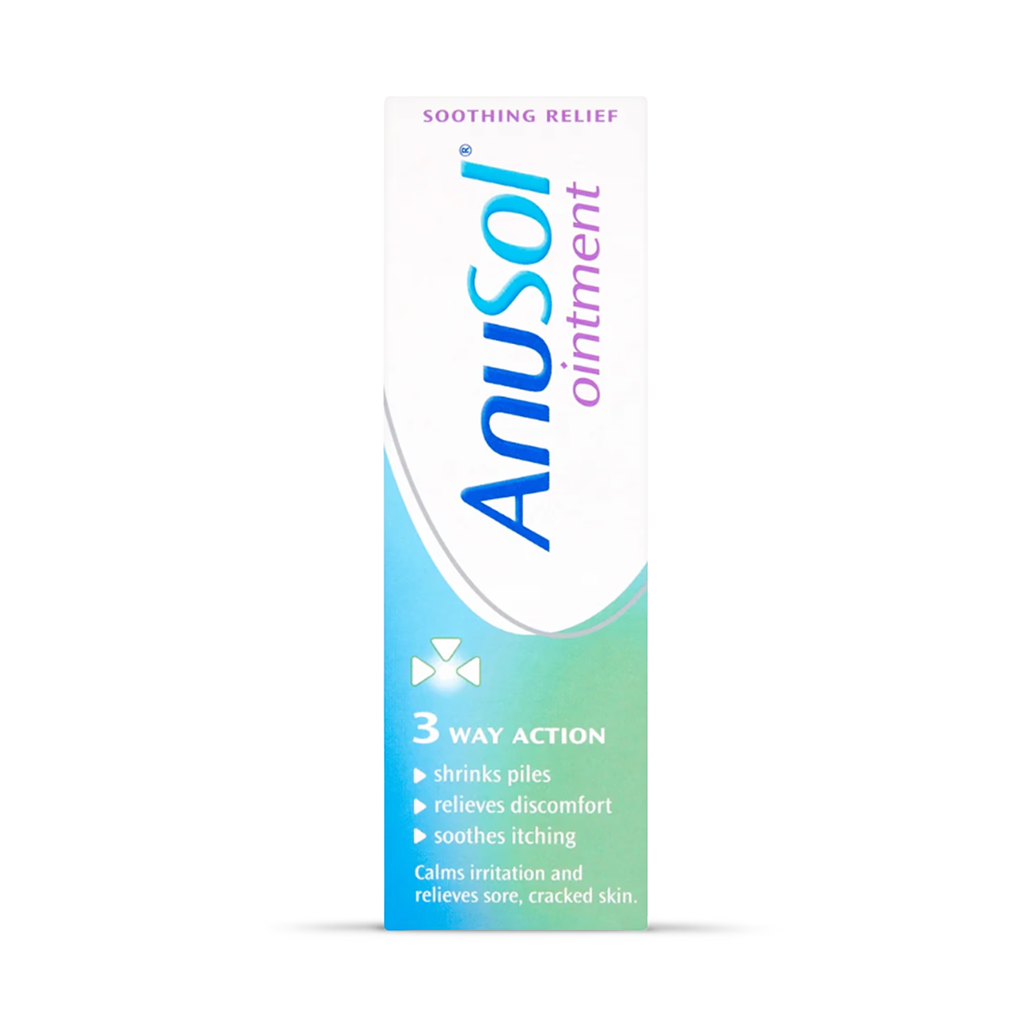 Anusol haemorrhoid ointment in 25g tube, UK version
