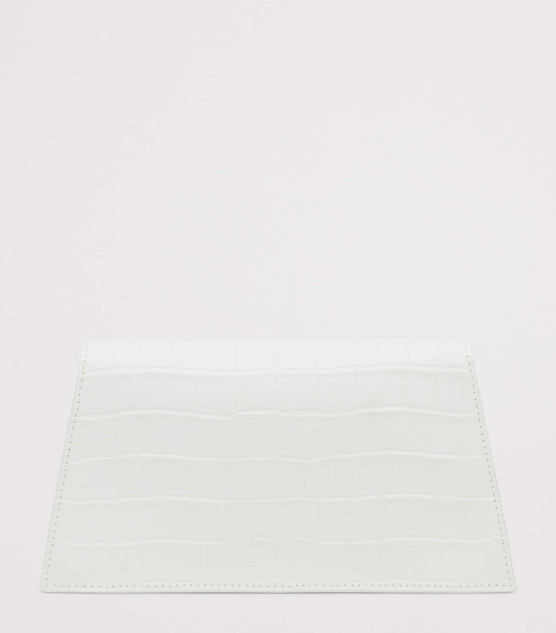 McQueen mini croc-embossed skull shoulder bag - British product