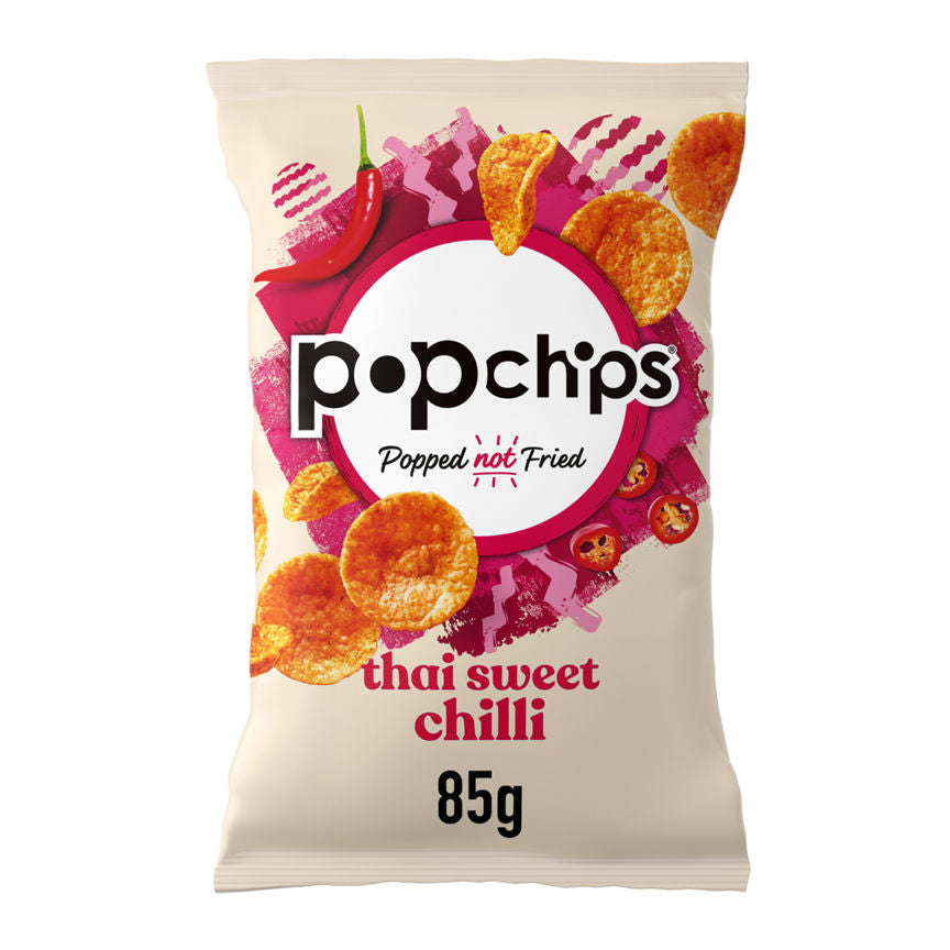 Popchips Thai Sweet Chilli Sharing Crisps