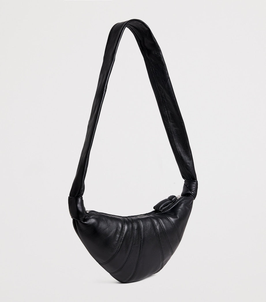 Lemaire small nappa leather croissant cross-body bag - British product