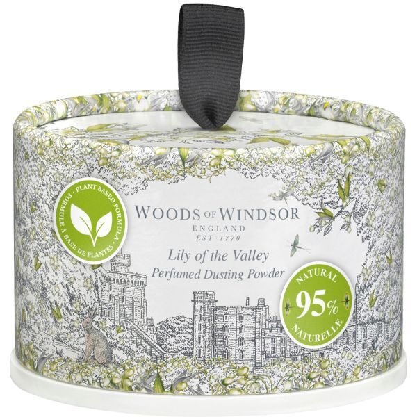 Woods of Windsor Lily of the Valley dusting powder 100g - British product