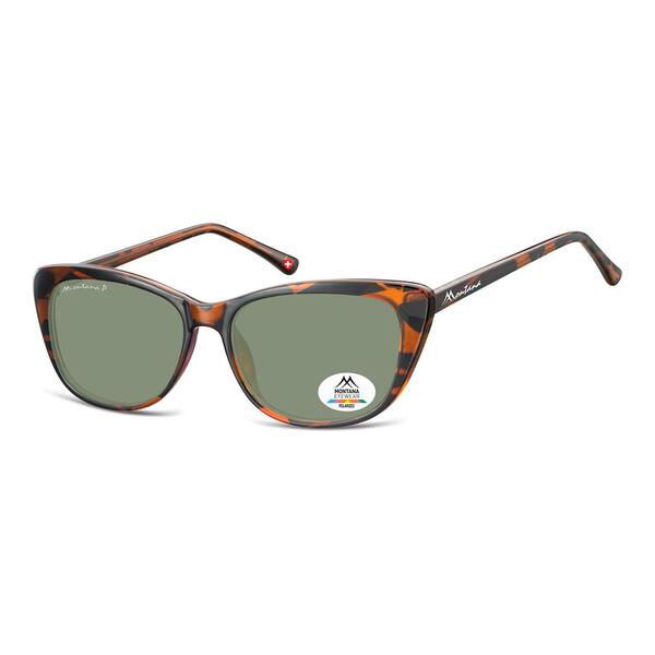 Montana brown polarised cat eye sunglasses - British product