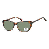 Montana brown polarised cat eye sunglasses - British product