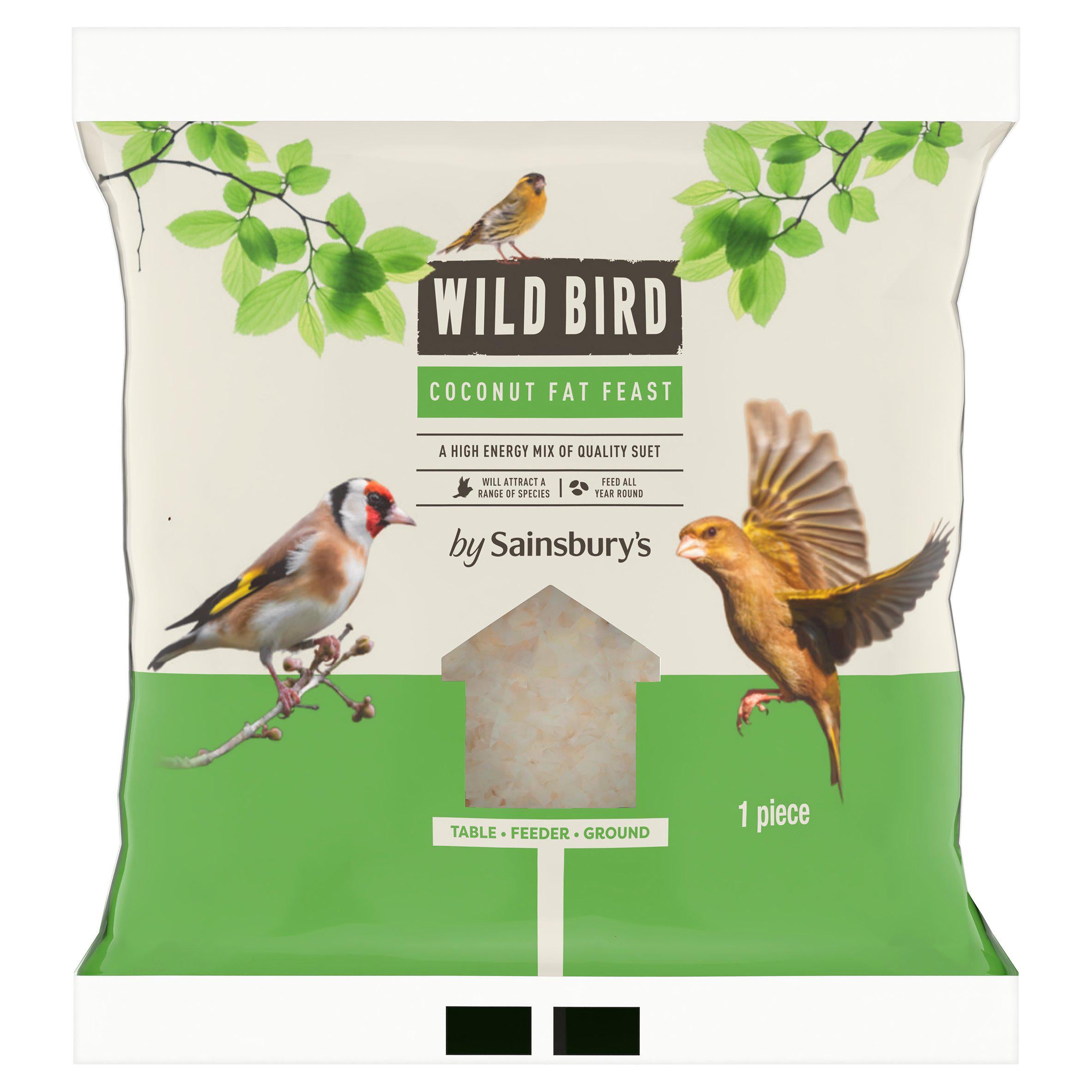 Sainsbury's Wild Bird Suet Half Coconut GOODS Sainsburys   