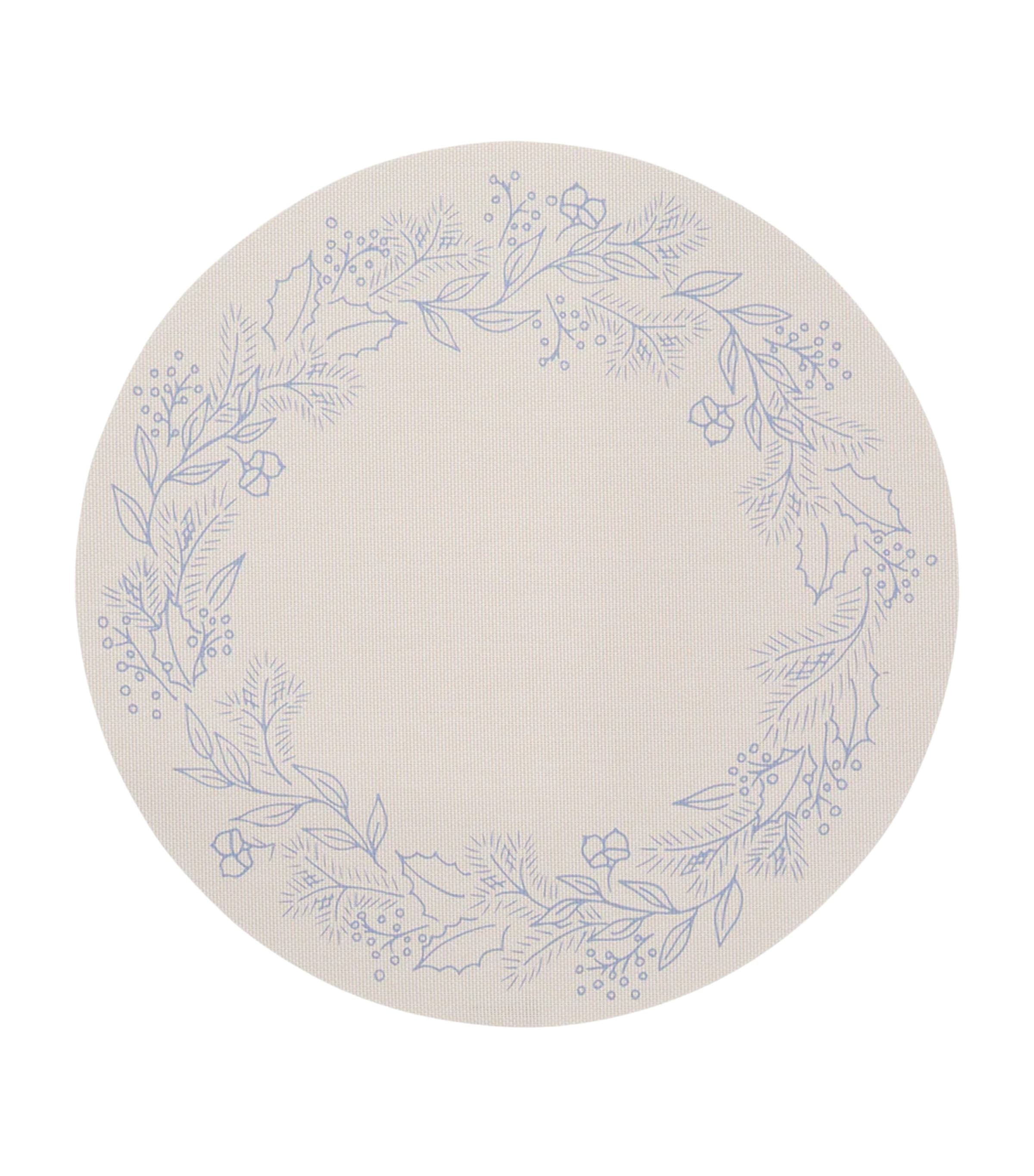 Chilewich x Martha Stewart wreath placemat 38cm - British product
