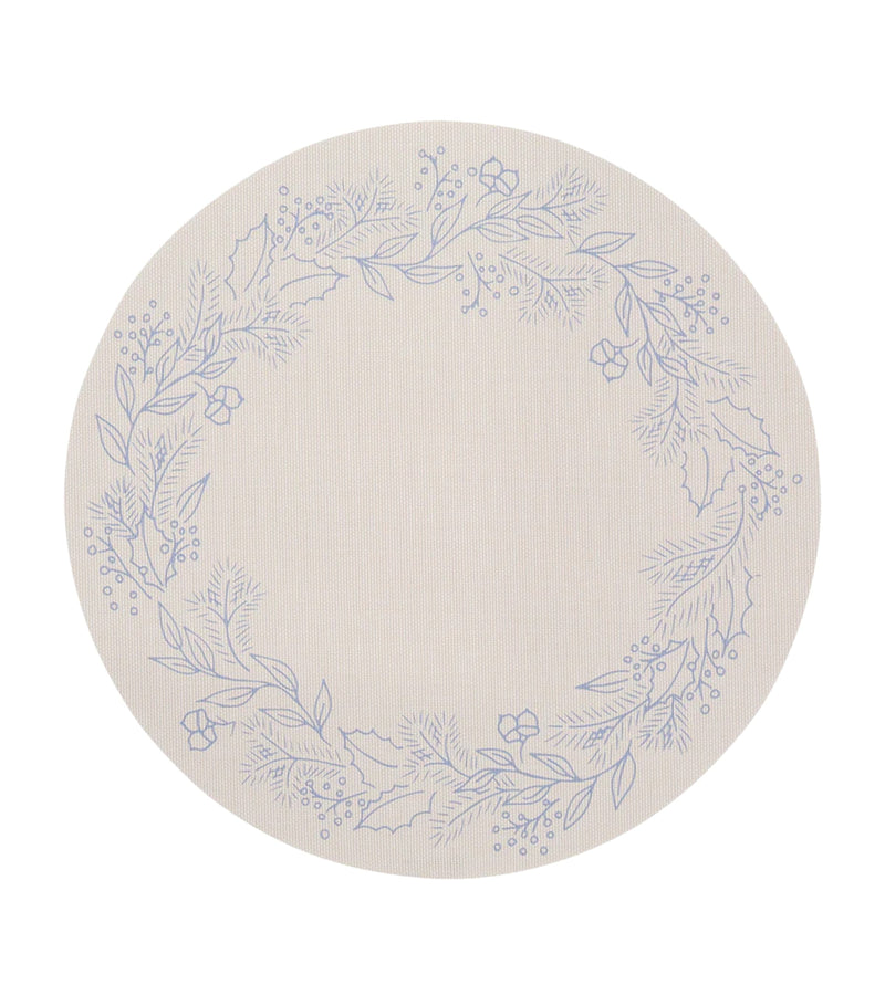 Chilewich x Martha Stewart wreath placemat 38cm - British product
