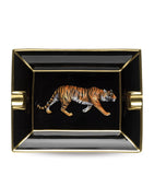 Halcyon Days tiger design trinket tray, UK version