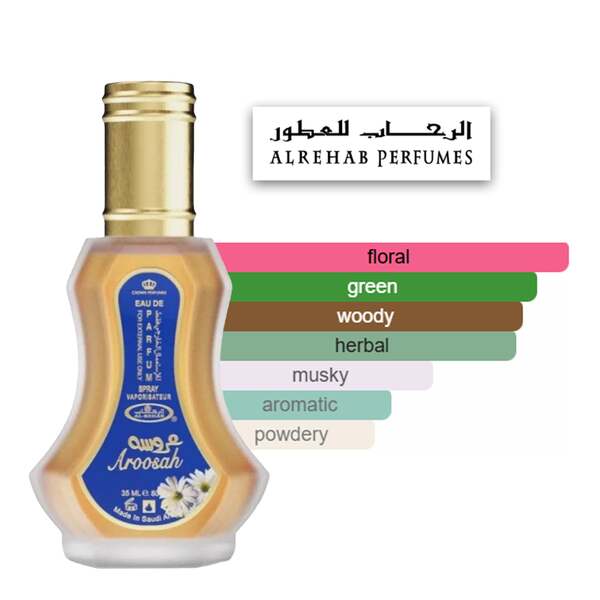Al-Rehab Aroosah perfume 35ml, UK version