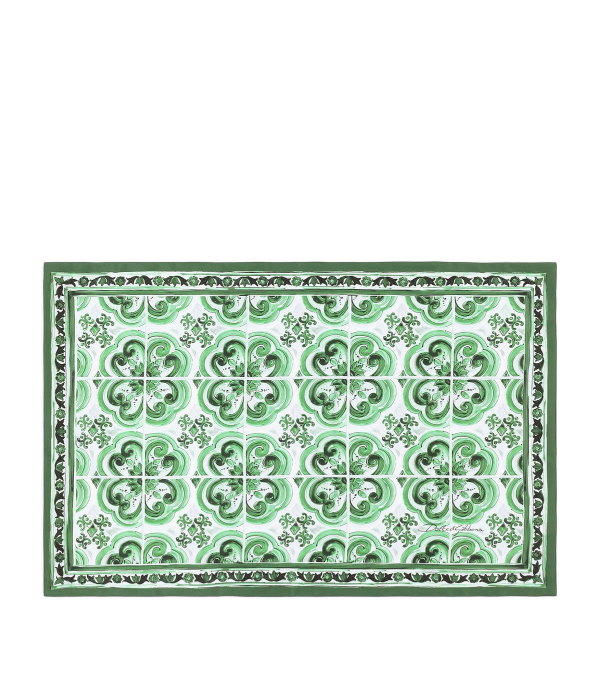 Dolce & Gabbana Casa Majolica print pillowcases 60cm x 90cm - British product
