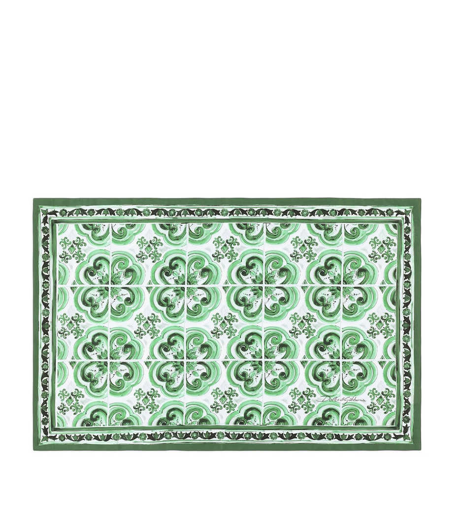 Dolce & Gabbana Casa Majolica print pillowcases 60cm x 90cm - British product