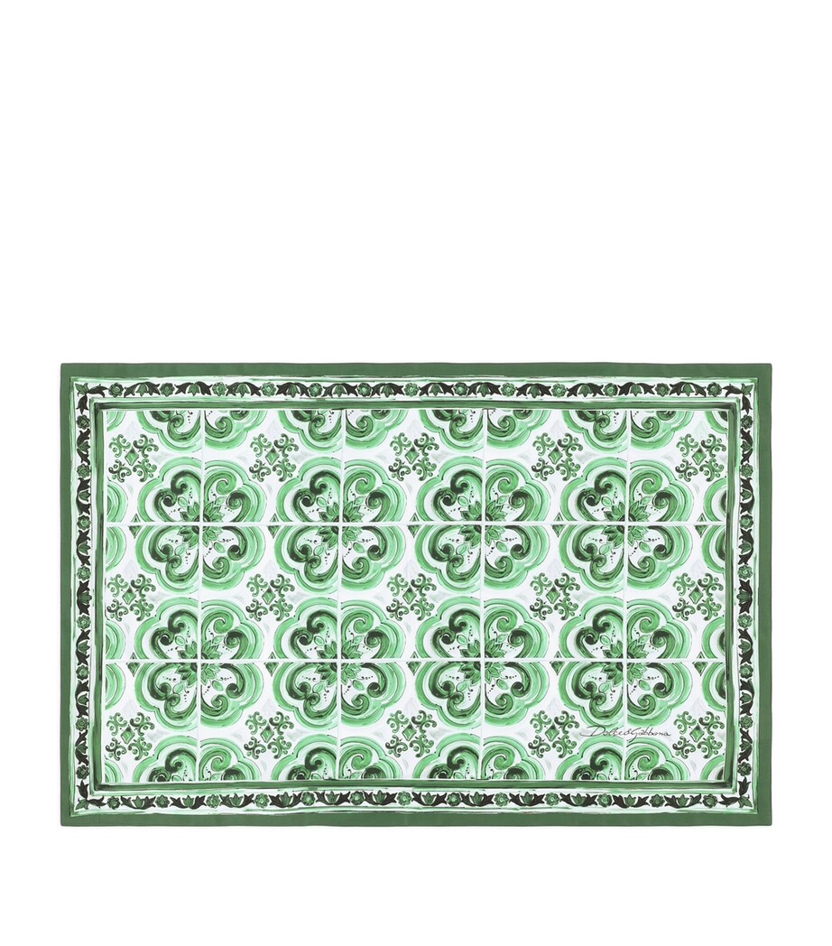 Dolce & Gabbana Casa Majolica print pillowcases 60cm x 90cm - British product