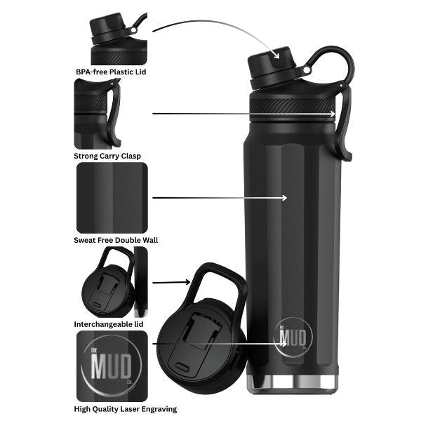 The MUD Co. travel thermos flask 24oz - British product