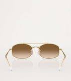 Ray-Ban metal RB3719 sunglasses with double bridge - British product