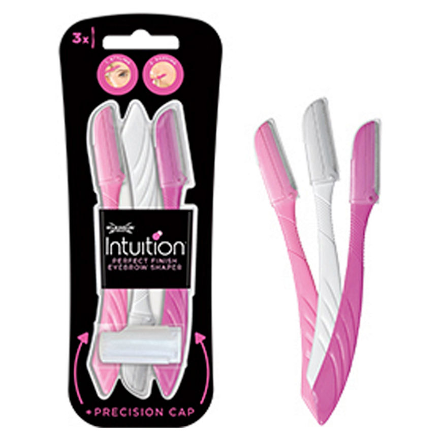 Wilkinson Sword Intuition Perfect Finish Women's Eyebrow Styling & Facial Shaving Women's Toiletries ASDA   