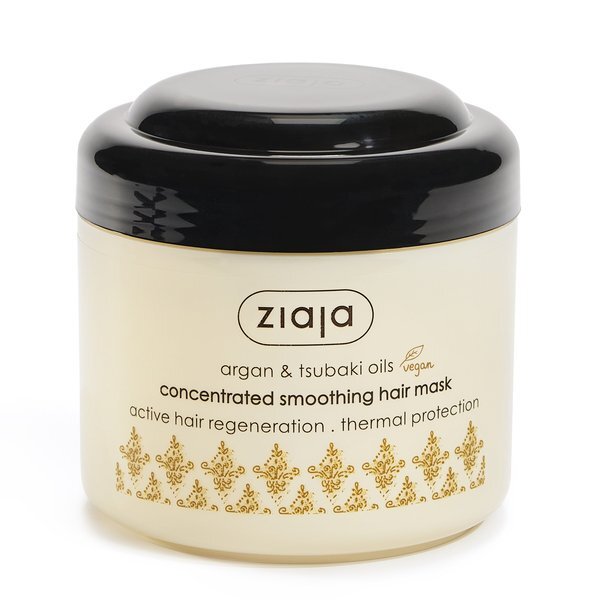 Ziaja Argan Tsubaki smoothing hair mask 200ml (British brand)