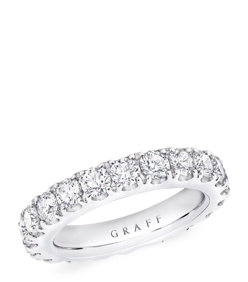 Graff classic eternity ring platinum diamonds - British product