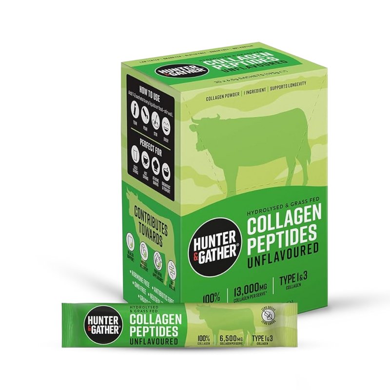 Hunter & Gather bovine collagen sachets 30 pack - British product