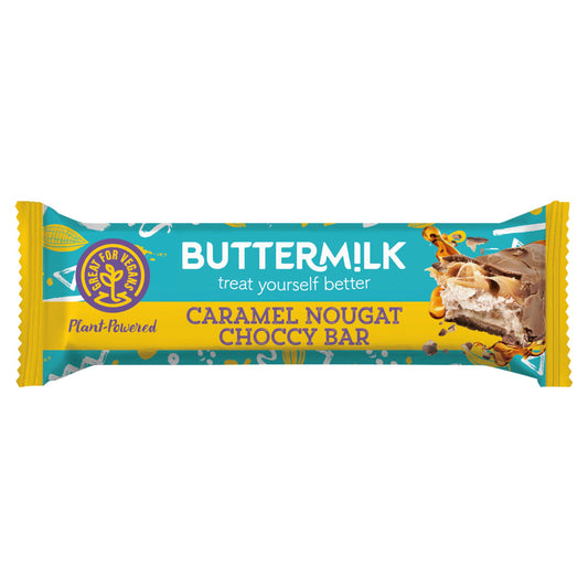 Buttermilk Vegan Caramel Nougat 50g GOODS Sainsburys   